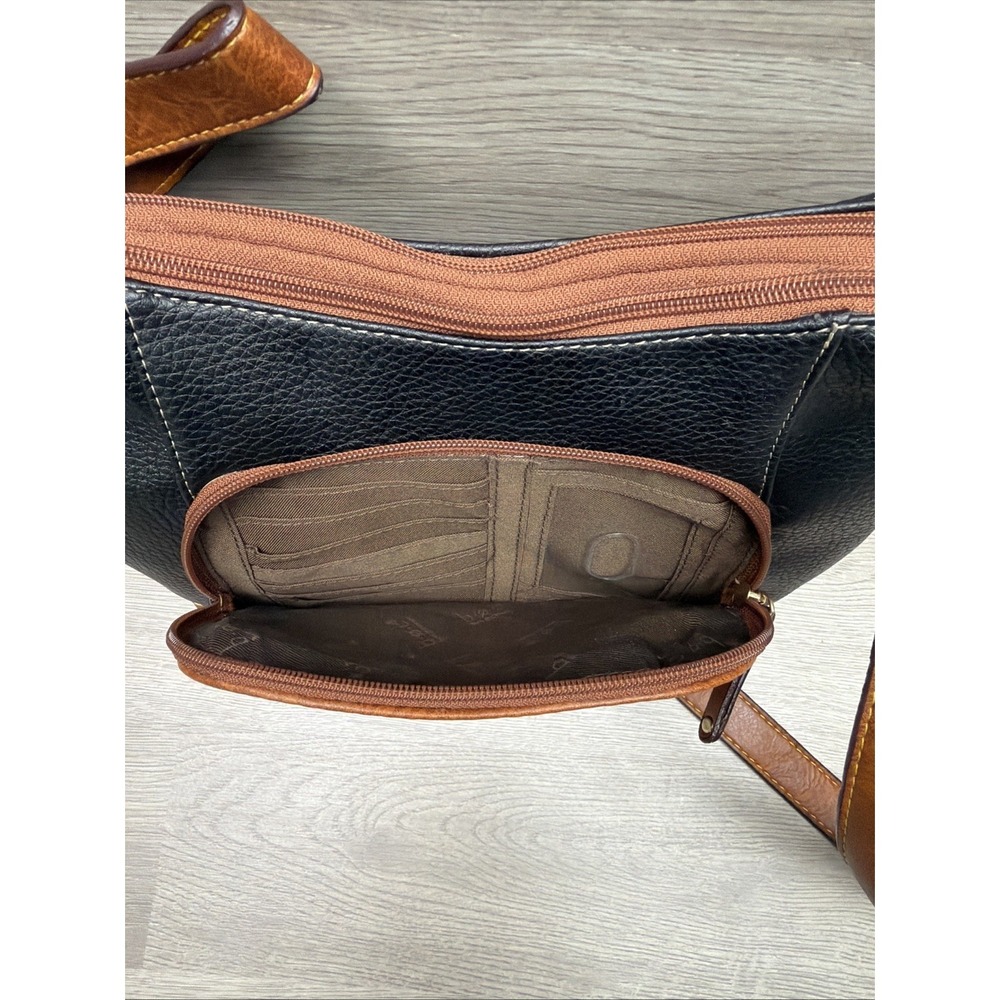 B.O.C. Born Concept B..C. Pebbled Black Vegan Leather Shoulder Bag View 6